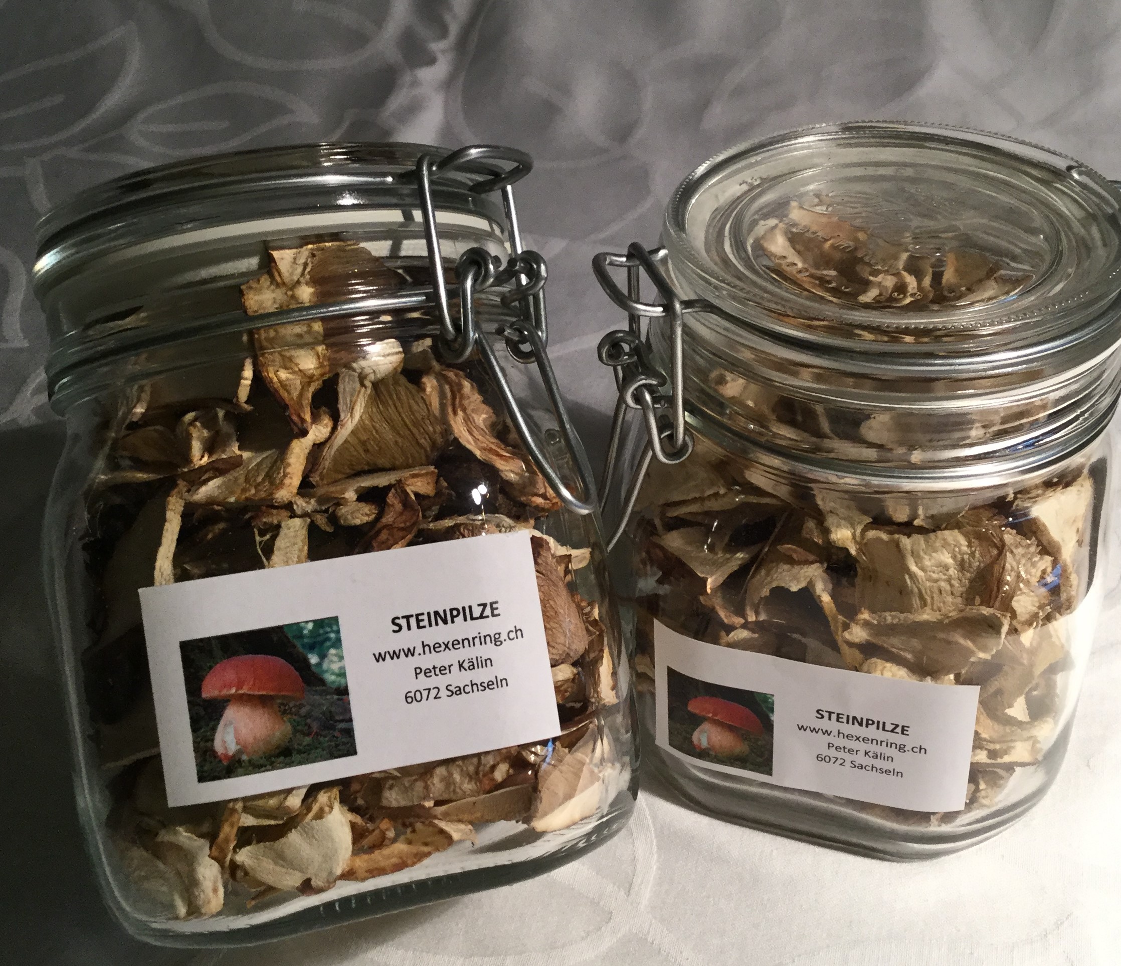 Steinpilze im Einmachglas